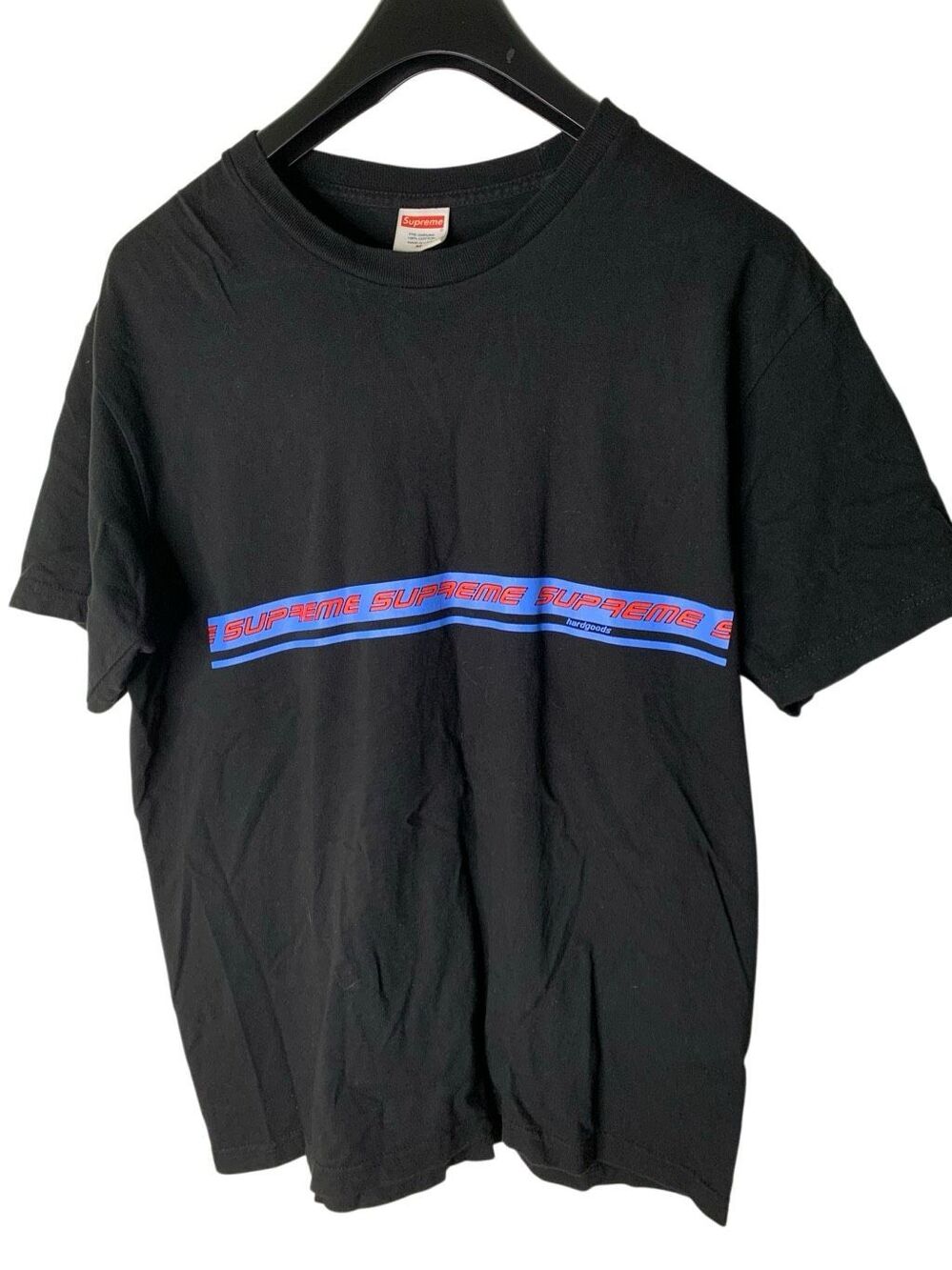 Supreme hardgoods 100% cotton t shirt black men's size medium